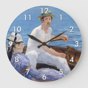 Relógio Grande Edouard Manet - Passeio de barco