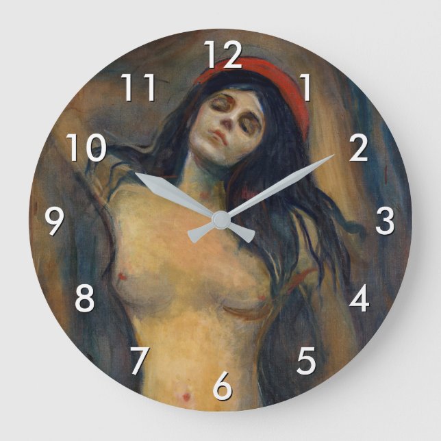 Relógio Grande Edvard Munch - Madona (Frente)