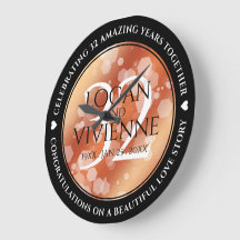 Elegante 32º Aniversário de Casamento Bronze