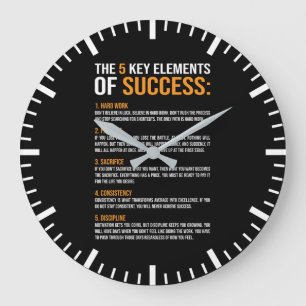 Relógio Grande Elementos De Sucesso, Gym, Hustle, Sucesso, Inspir
