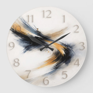 Relógio Grande Embedded Time — Abstract Gestural