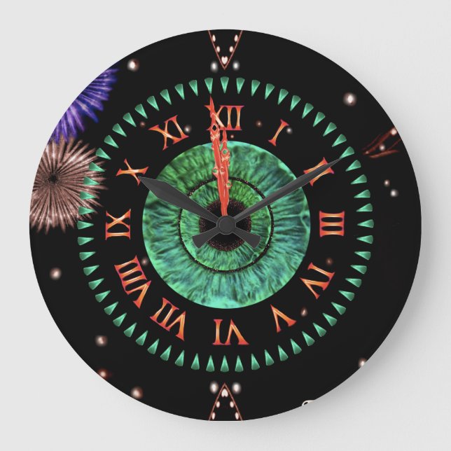 Relógio Grande Emerald Midnight Clock (Frente)