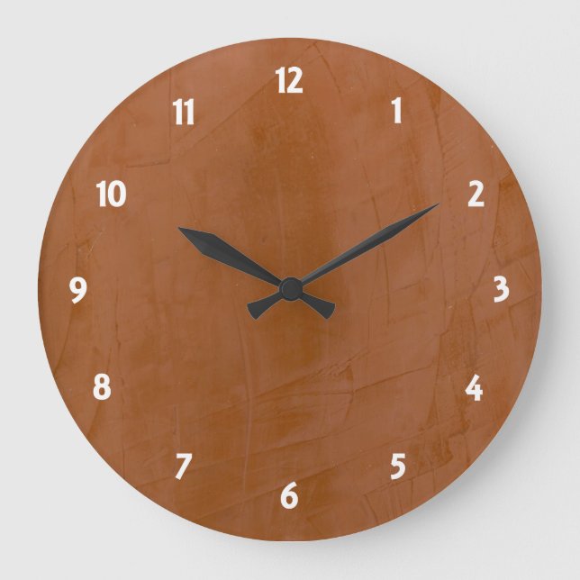 Relógio Grande Emplastro Venetian Wallclock redondo da tangerina (Frente)