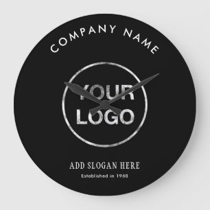 Relógio Grande Empresa de Design de Logotipo Modern Curve