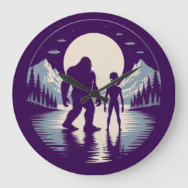 Relógio Grande Encontro Paranormal Bigfoot Alien OVNI