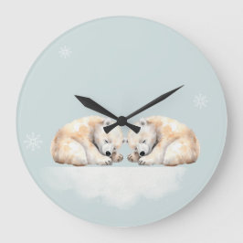 Relógio Grande Enfermeiro do Urso Polar Gêmeo