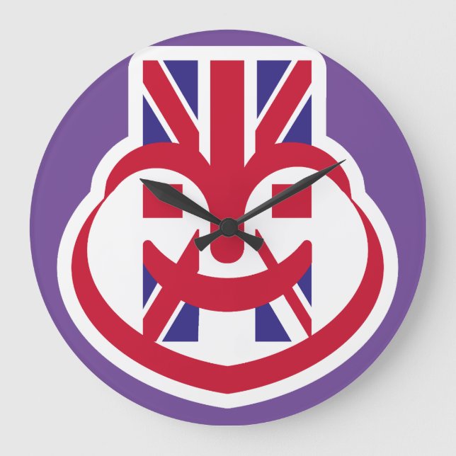 RELÓGIO GRANDE ENGLAND UK FACE HEART BY MASANSER (Frente)