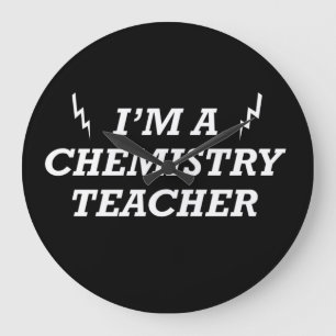 Relógio Grande Engraçada citação sobre professor de química