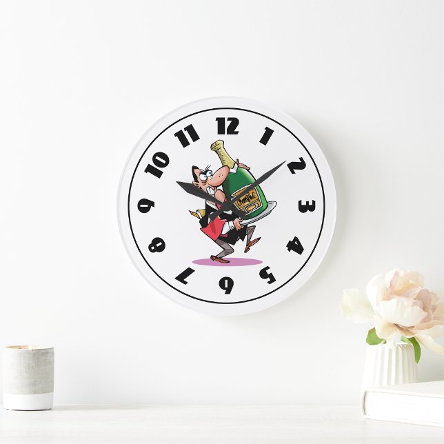 Relógio Grande Enorme Garrafa De Champanhe (Criador carregado)