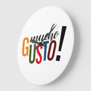 Relógio Grande Entusiasmo colorido de Mucho!