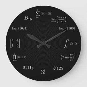Relógio Grande Equações e notações da matemática