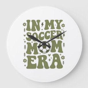 Relógio Grande Era de Mãe de Futebol Camisa Vintage Esporte Mãe D
