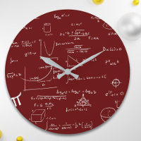 Escola de Equações Matemáticas Manuscrita Maroon
