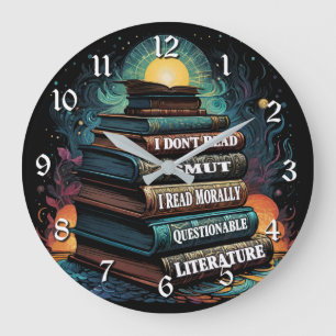 Relógio Grande Escolhas de Livros Humor