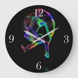 Relógio Grande Escove a lua - Carimbo do Patinete