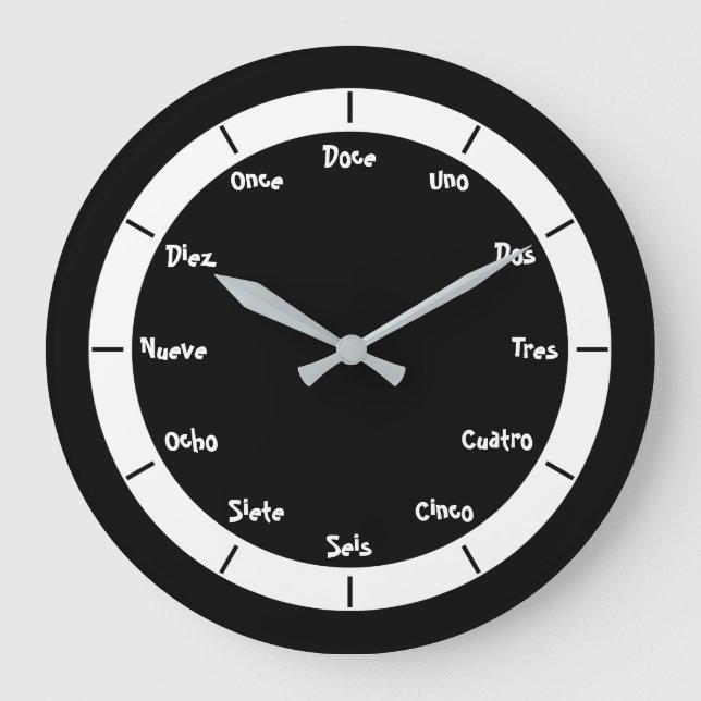 Relógio Grande Espanhol - Números de Letra (Frente)