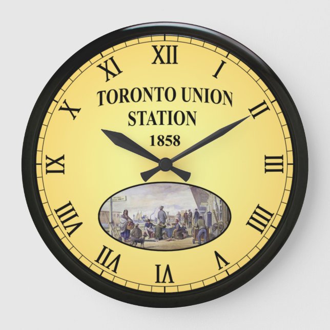 Relógio Grande Estação de Toronto Union ~ Ontario ~ Canada ~  (Frente)