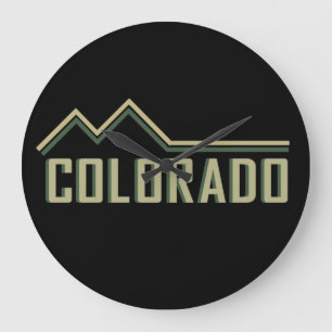 Relógio Grande estado das montanhas coloridas