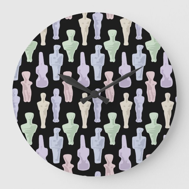 Relógio Grande Estatuetas Cicládicas (Frente)