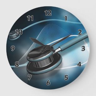 Relógio Grande Estetoscópios médicos da enfermeira