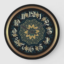 Estilo Asiático Dourado e Verde