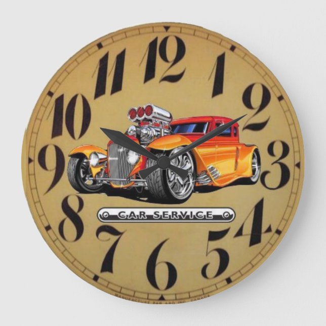 Relógio Grande estilo de carro (Frente)