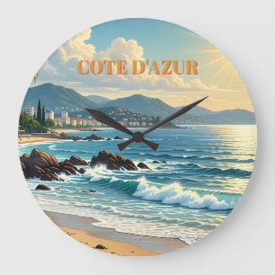 Relógio Grande Estilo Vintage Cote D'Azur Viagens Francesas