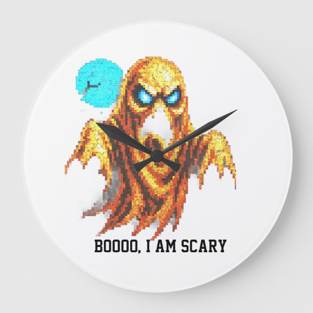 Relógio Grande Estou Assustado (Frente)