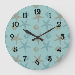 Relógio Grande Estrela do mar e escudos