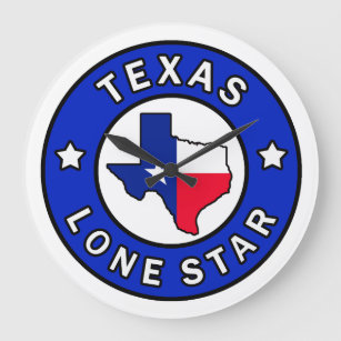 Relógio Grande Estrela Solitária do Texas