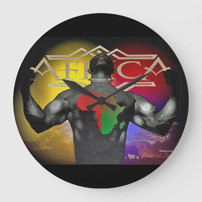 Relógio Grande Étnica (Frente)