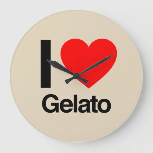 Relógio Grande eu amo gelato