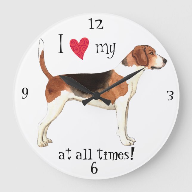 Relógio Grande Eu amo meu Harrier (Frente)