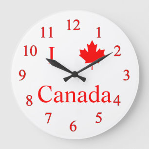 Relógio Grande Eu amo o Canadá