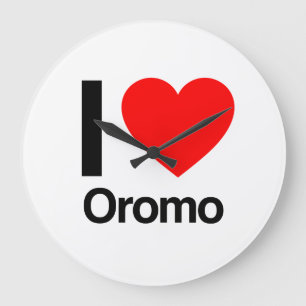 Relógio Grande eu amo oromo