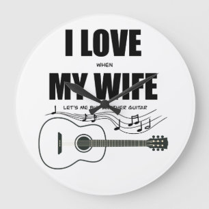 Relógio Grande Eu Amo Quando Minha Esposa Me Vamos Comprar Outro 