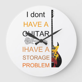 Relógio Grande eu não tenho um problema de guitarra, eu tenho um