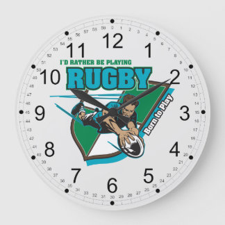 Relógio Grande Eu preferencialmente estaria jogando o rugby