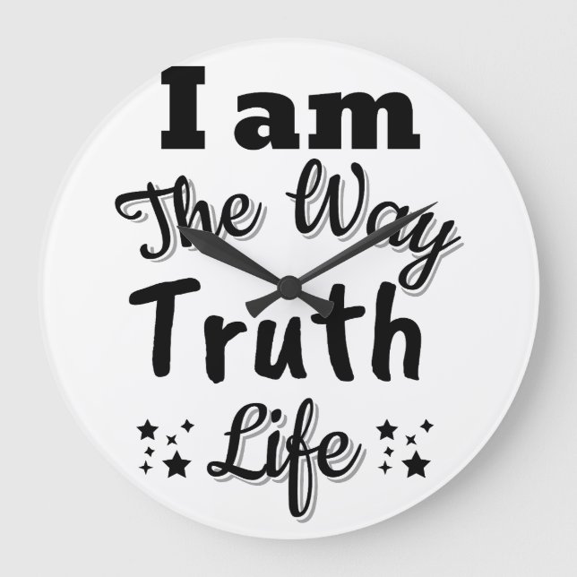 Relógio Grande Eu sou o caminho, a verdade e a vida (Frente)