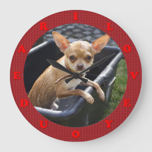 Relógio Grande eu te amo querida