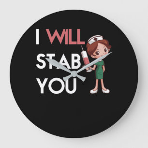 Relógio Grande Eu vou te apunhalar