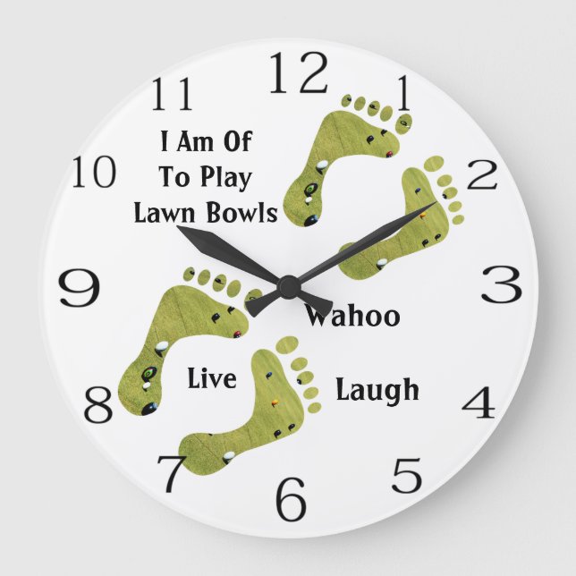 Relógio Grande Eu Vou Tocar Bolinhos De Leão, (Frente)