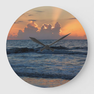 Relógio Grande EUA, Geórgia, ilha de Tybee, praia de Tybee Islan