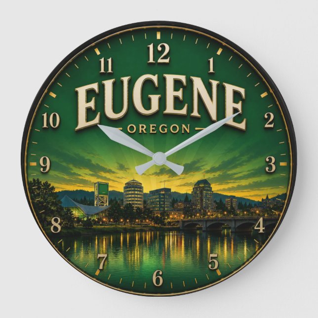 Relógio Grande Eugene Oregon (Frente)