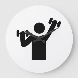 Relógio Grande Exercício do halterofilismo