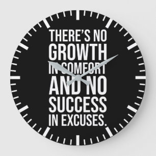 Relógio Grande Êxito vs Conforto - Motivação da Tritura de Hustle