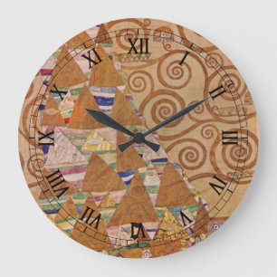 Relógio Grande Expectativa de Klimt Vintage Victorian Art Nouveau