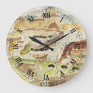 Relógio Grande Expressionismo Vintage, Almeria por Walter Gramatt