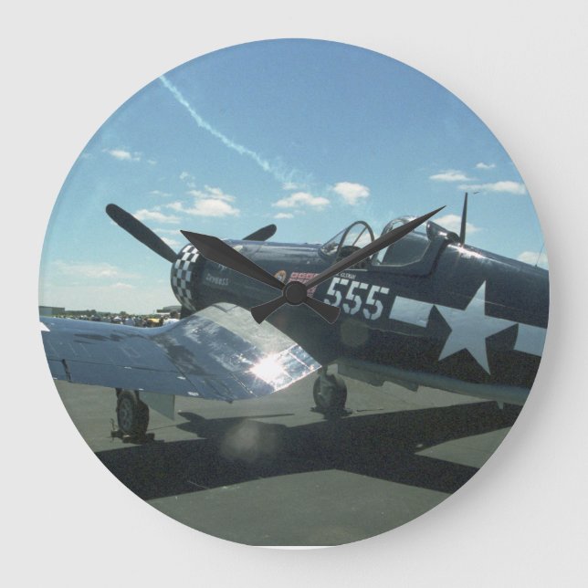 Relógio Grande F4U Corsair Wall Clock (Frente)