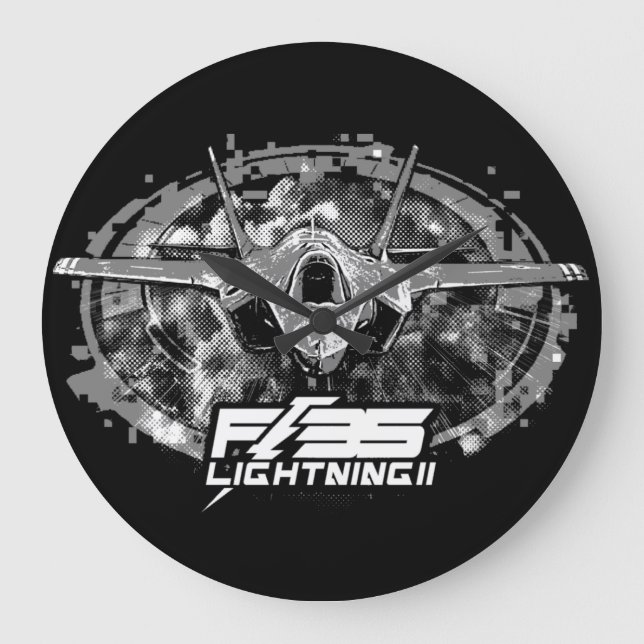 Relógio Grande F-35 Relâmpago II (Frente)